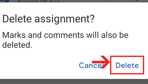how do i undelete an assignment in google classroom